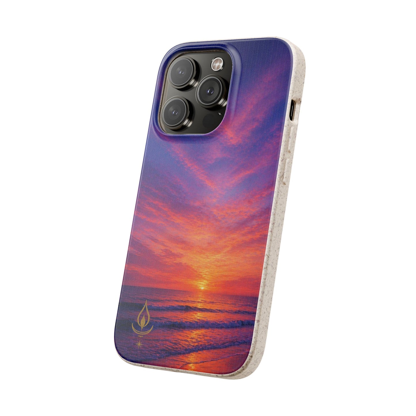 Biodegradable Phone Case – Sunset Beach Eco Phone Cover (Sunrise/Sunset Photo)