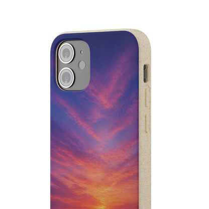 Biodegradable Phone Case – Sunset Beach Eco Phone Cover (Sunrise/Sunset Photo)