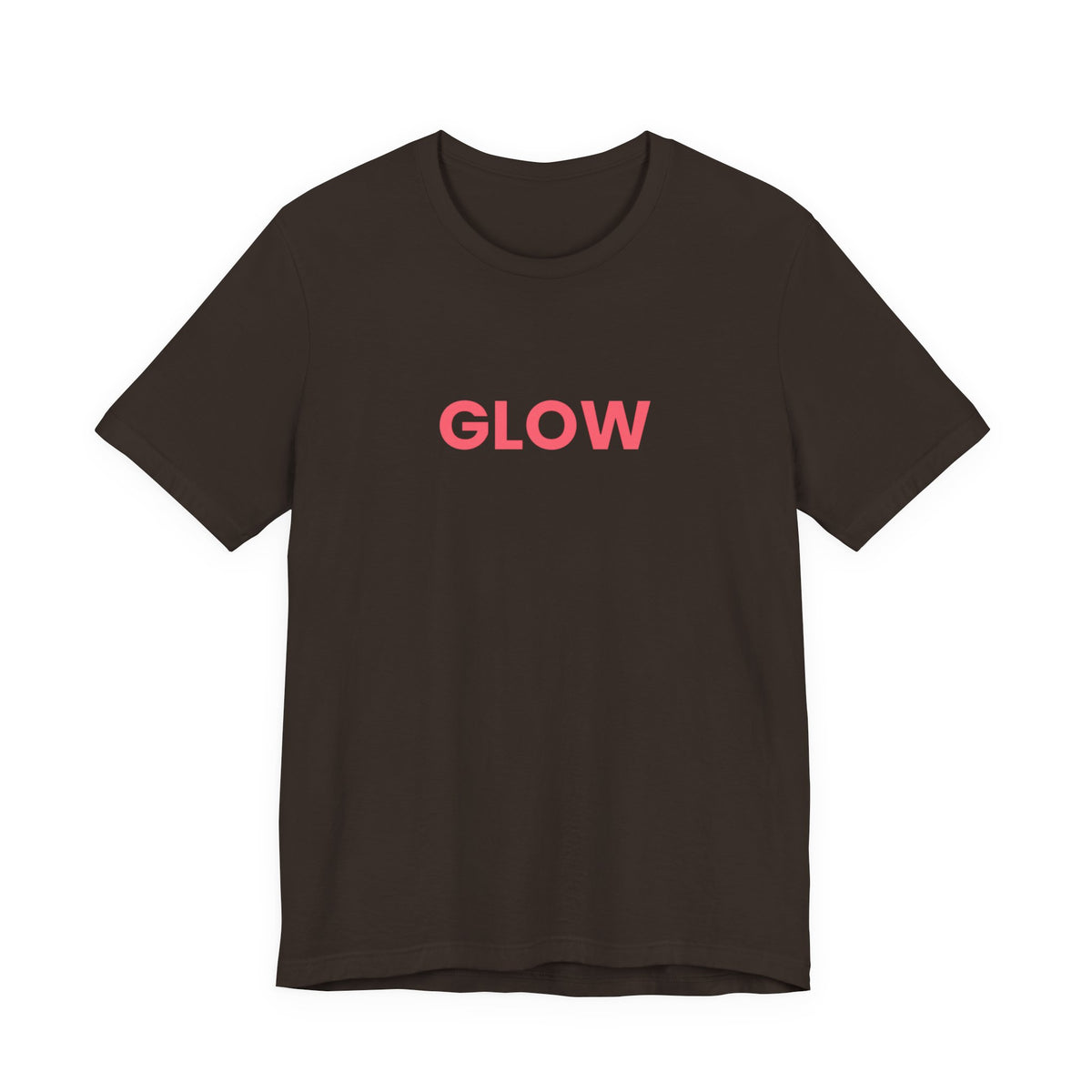 Glowwell Espresso Tee - Coral Glow Edition