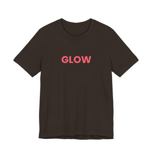 Glowwell Espresso Tee - Coral Glow Edition