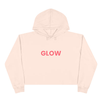 Glow Cropped Hoodie —a little glow with a  little more attitude