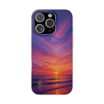 Biodegradable Phone Case – Sunset Beach Eco Phone Cover (Sunrise/Sunset Photo)