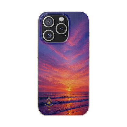 Biodegradable Phone Case – Sunset Beach Eco Phone Cover (Sunrise/Sunset Photo)
