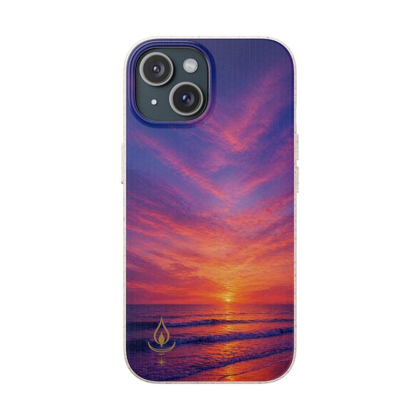 Biodegradable Phone Case – Sunset Beach Eco Phone Cover (Sunrise/Sunset Photo)